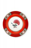 Blushing birds red plate 17 cm